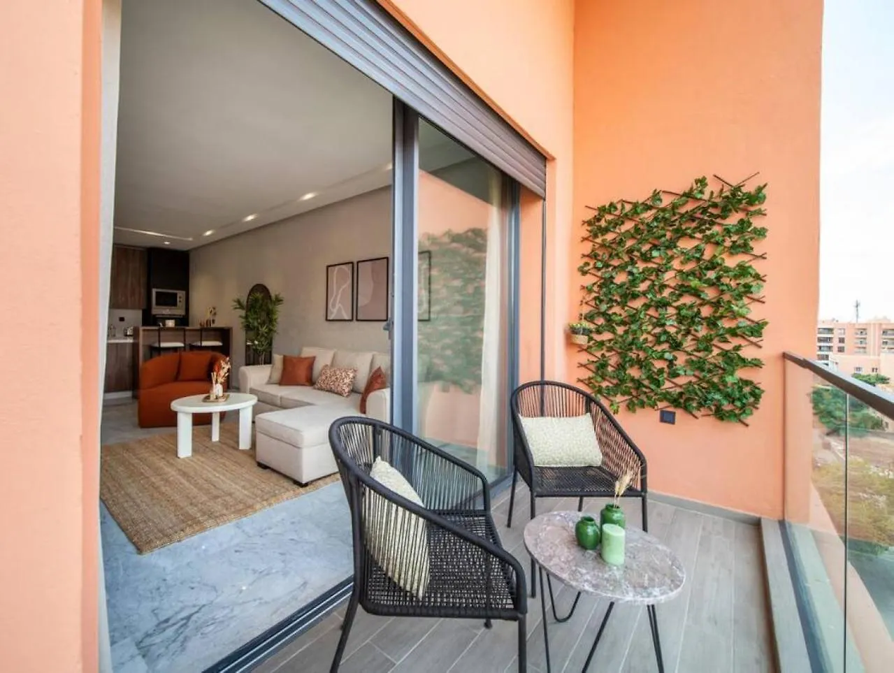 Bohemian Style In Hyper-Center - Optical Fiber Appartement Marrakesh 0*,  Marokko